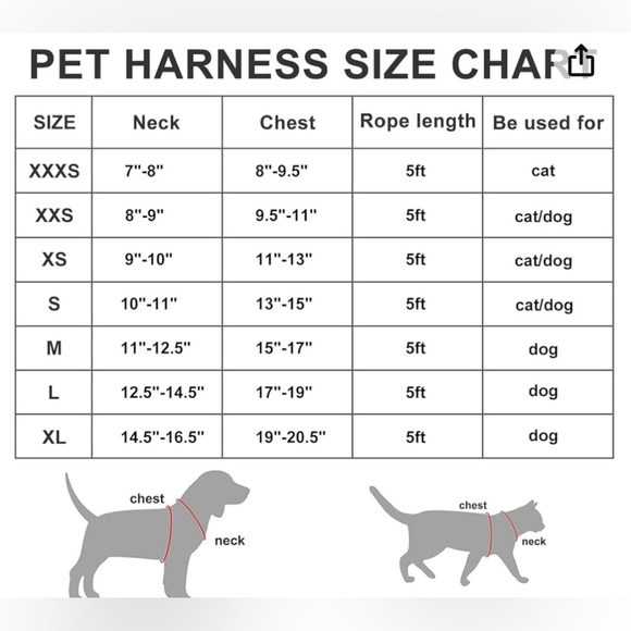 AMTOR MEDIUM DOG HARNESS/LEASH. Reflective Harness. - Picture 9 of 9